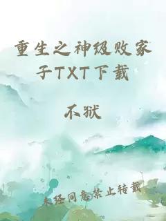 重生之神级败家子TXT下载