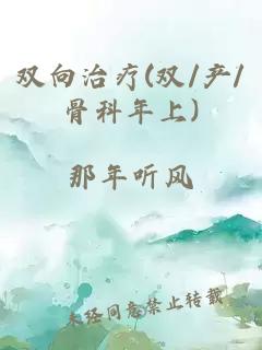 双向治疗(双/产/骨科年上)