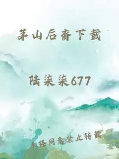 茅山后裔下载