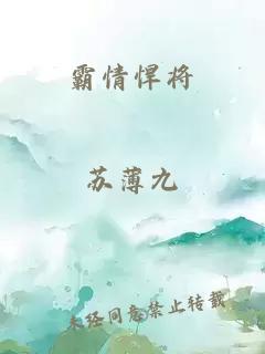 霸情悍将