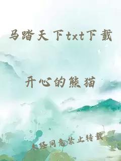 马踏天下txt下载