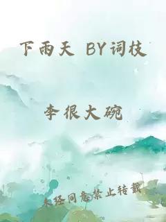 下雨天 BY词枝