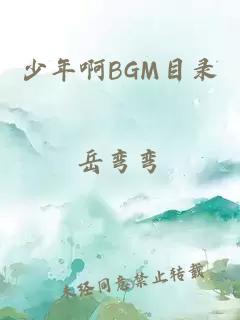 少年啊BGM目录