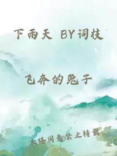 下雨天 BY词枝