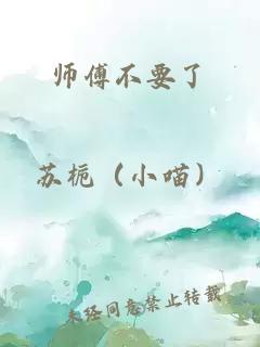 师傅不要了