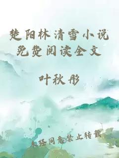 楚阳林清雪小说免费阅读全文