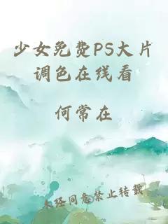 少女免费PS大片调色在线看