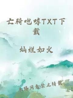 亡骑咆哮TXT下载