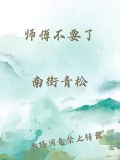 师傅不要了