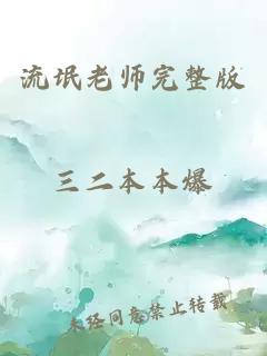 流氓老师完整版