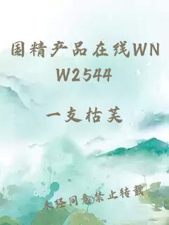 国精产品在线WNW2544