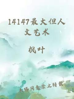 14147最大但人文艺术