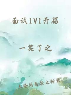 面试1V1开篇