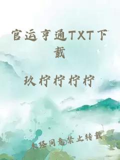 官运亨通TXT下载