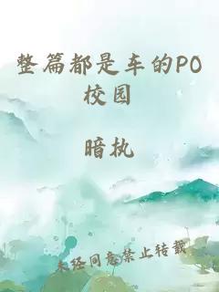 整篇都是车的PO校园