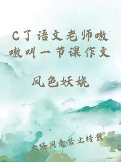 C了语文老师嗷嗷叫一节课作文