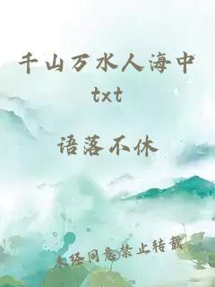 千山万水人海中txt