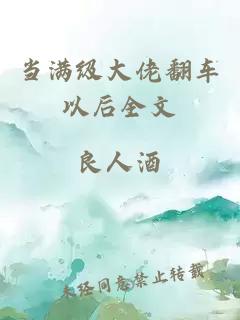 当满级大佬翻车以后全文