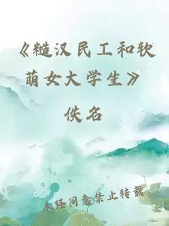 《糙汉民工和软萌女大学生》