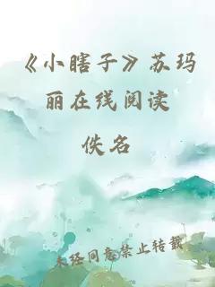 《小瞎子》苏玛丽在线阅读